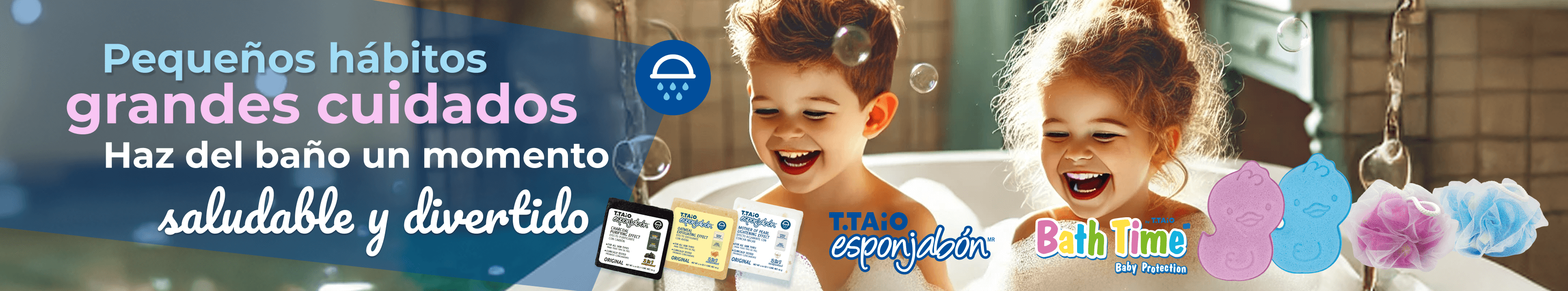 👧👦 Pequeños hábitos, grandes cuidados. Haz del baño un momento divertido y saludable.